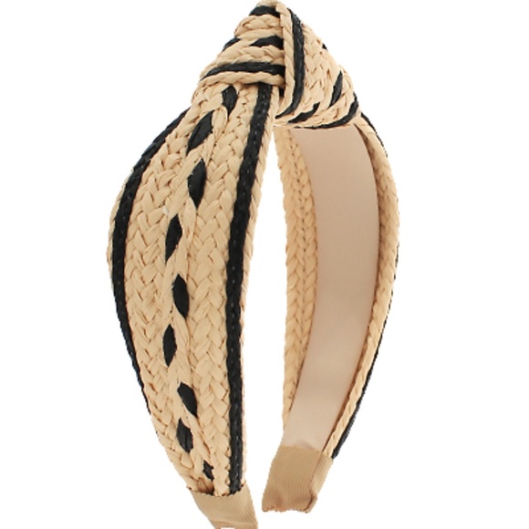 Braided Raffia Headband - Picture 1 of 2